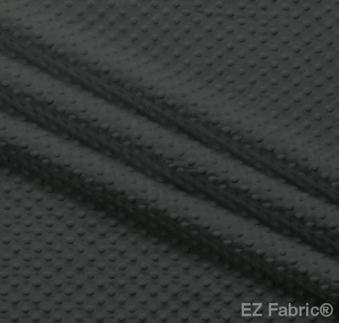EZ Fabric / Touch Textiles - Solid Minky Dot Direct - Choice FabricsDS-87589-016 - E-DOTS CHARCOAL