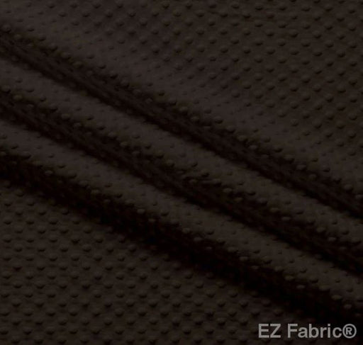 EZ Fabric / Touch Textiles - Solid Minky Dot Direct - Choice FabricsDS-87589-021 - E-DOTS DARK CHOCOLATE