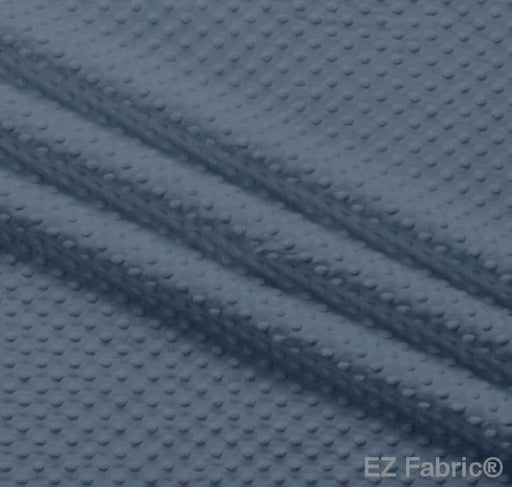 EZ Fabric / Touch Textiles - Solid Minky Dot Direct - Choice FabricsDS-87589-024 - E-DOTS DENIM