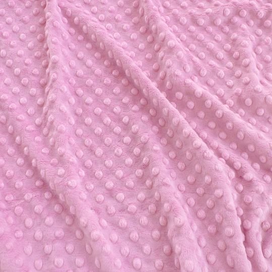 EZ Fabric / Touch Textiles - Solid Minky Dot Direct - Choice FabricsDS-87589-025 - E-DOTS DUSTY ROSE