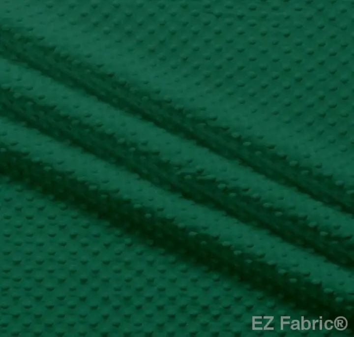 EZ Fabric / Touch Textiles - Solid Minky Dot Direct - Choice FabricsDS-87589-026 - E-DOTS EMERALD