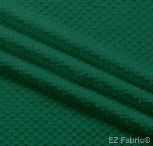 EZ Fabric / Touch Textiles - Solid Minky Dot Direct - Choice FabricsDS-87589-026 - E-DOTS EMERALD