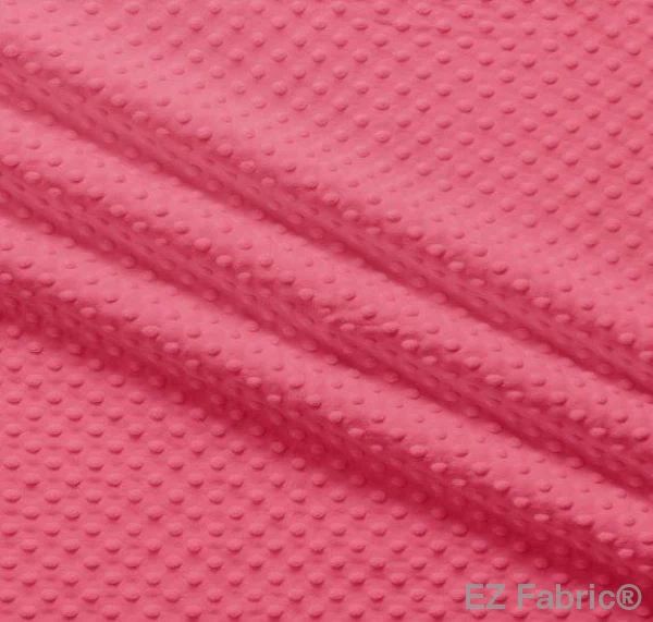 EZ Fabric / Touch Textiles - Solid Minky Dot Direct - Choice FabricsDS-87589-032 - E-DOTS HONEYSUCKLE