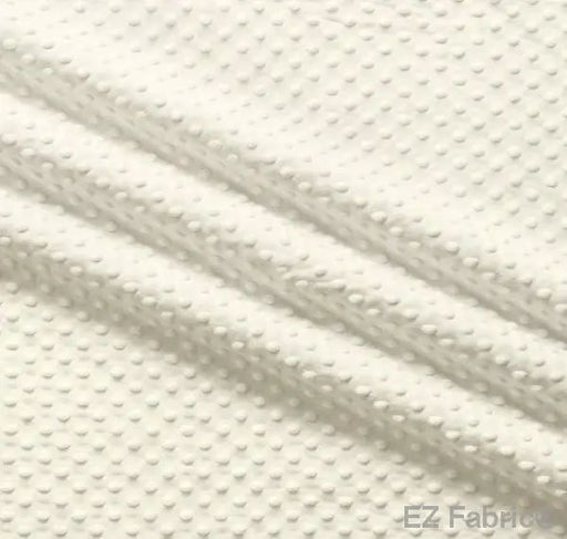 EZ Fabric / Touch Textiles - Solid Minky Dot Direct - Choice FabricsDS-87589-034 - E-DOTS IVORY