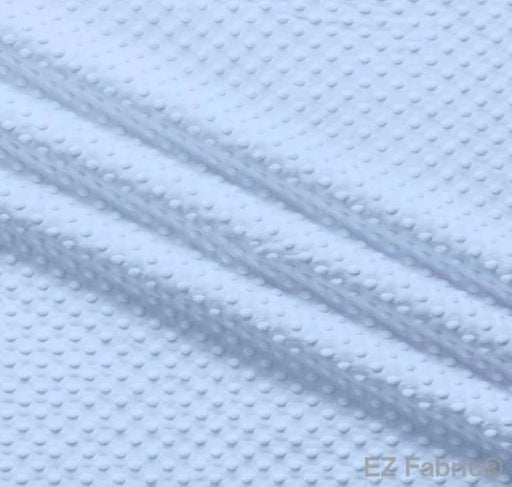 EZ Fabric / Touch Textiles - Solid Minky Dot Direct - Choice FabricsDS-87589-039 - E-DOTS LIGHT BLUE