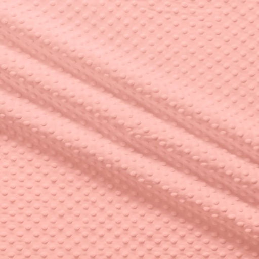EZ Fabric / Touch Textiles - Solid Minky Dot Direct - Choice FabricsDS-87589-040 - E-DOTS LIGHT BLUSH