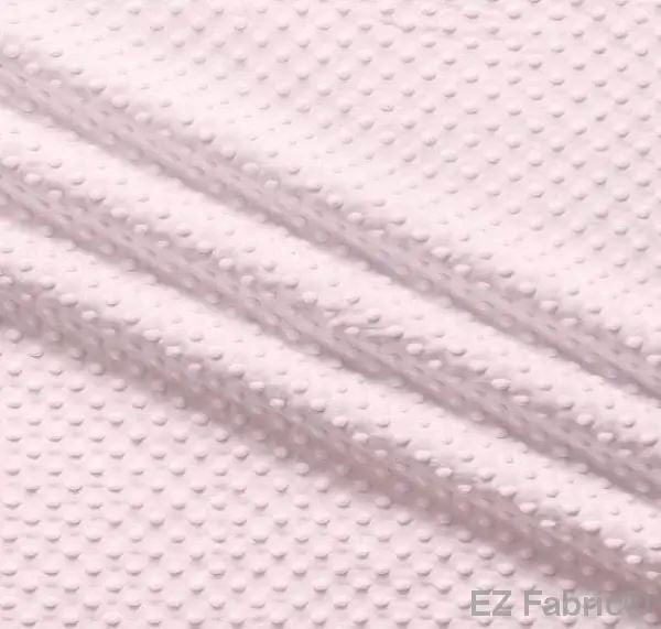 EZ Fabric / Touch Textiles - Solid Minky Dot Direct - Choice FabricsDS-87589-041 - E-DOTS LIGHT PINK