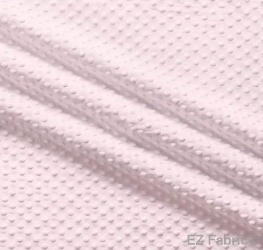 EZ Fabric / Touch Textiles - Solid Minky Dot Direct - Choice FabricsDS-87589-041 - E-DOTS LIGHT PINK