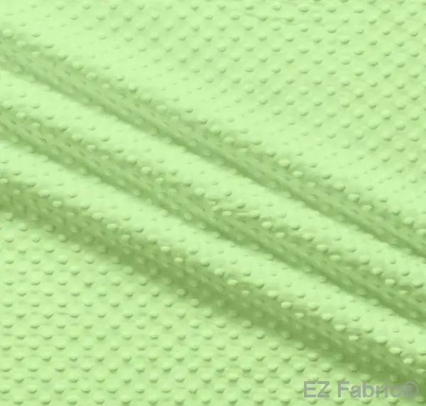 EZ Fabric / Touch Textiles - Solid Minky Dot Direct - Choice FabricsDS-87589-042 - E-DOTS LIME