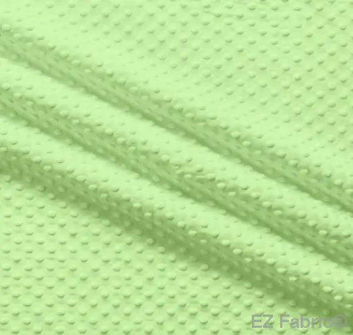EZ Fabric / Touch Textiles - Solid Minky Dot Direct - Choice FabricsDS-87589-042 - E-DOTS LIME