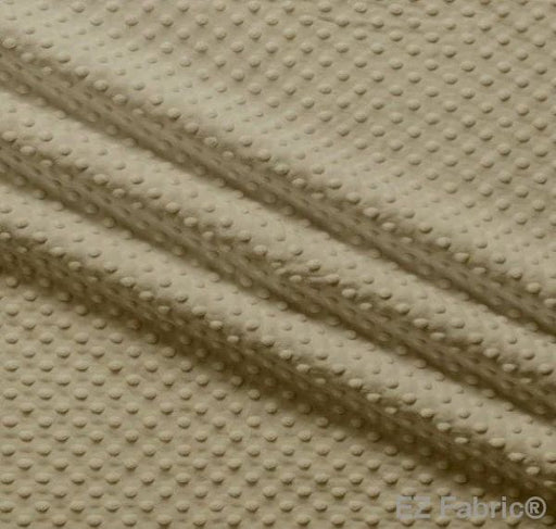 EZ Fabric / Touch Textiles - Solid Minky Dot Direct - Choice FabricsDS-87589-046 - E-DOTS MOCHA