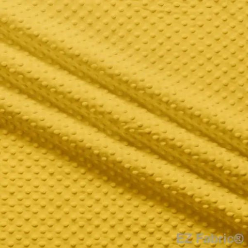 EZ Fabric / Touch Textiles - Solid Minky Dot Direct - Choice FabricsDS-87589-048 - E-DOTS MUSTARD