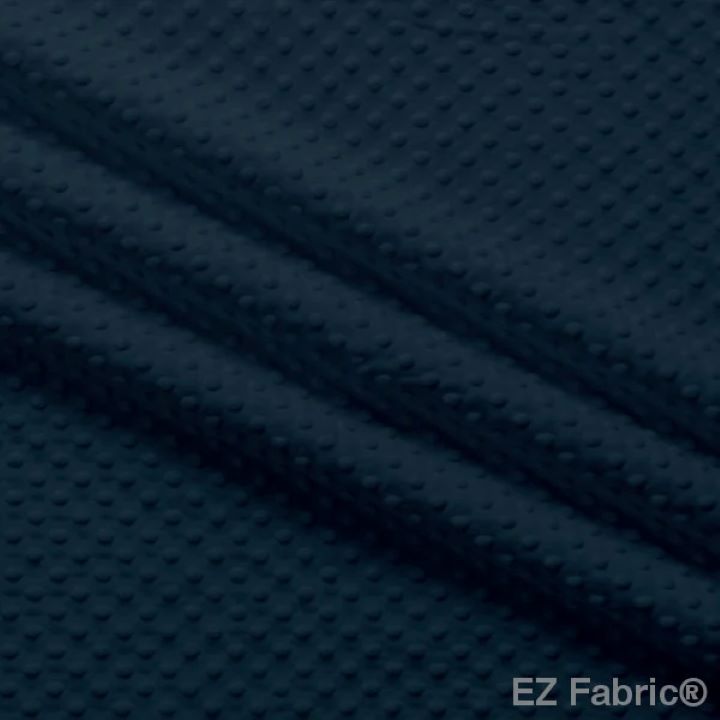EZ Fabric / Touch Textiles - Solid Minky Dot Direct - Choice FabricsDS-87589-049 - E-DOTS NAVY