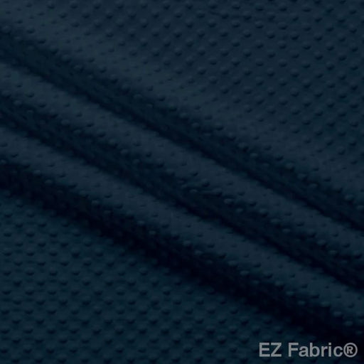 EZ Fabric / Touch Textiles - Solid Minky Dot Direct - Choice FabricsDS-87589-049 - E-DOTS NAVY