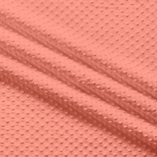 EZ Fabric / Touch Textiles - Solid Minky Dot Direct - Choice FabricsDS-87589-053 - E-DOTS PEACH