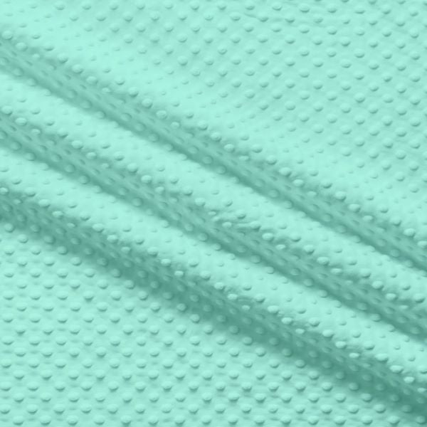 EZ Fabric / Touch Textiles - Solid Minky Dot Direct - Choice FabricsDS-87589-056 - E-DOTS ROBINS EGG