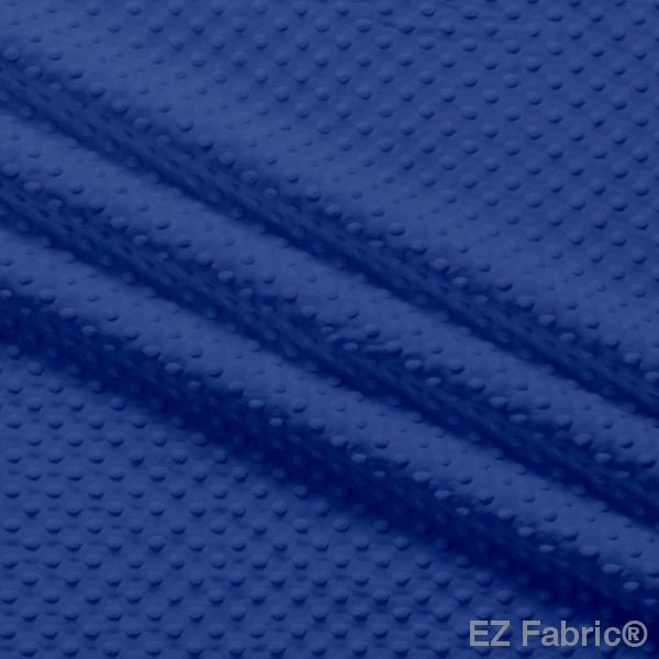 EZ Fabric / Touch Textiles - Solid Minky Dot Direct - Choice FabricsDS-87589-057 - E-DOTS ROYAL BLUE