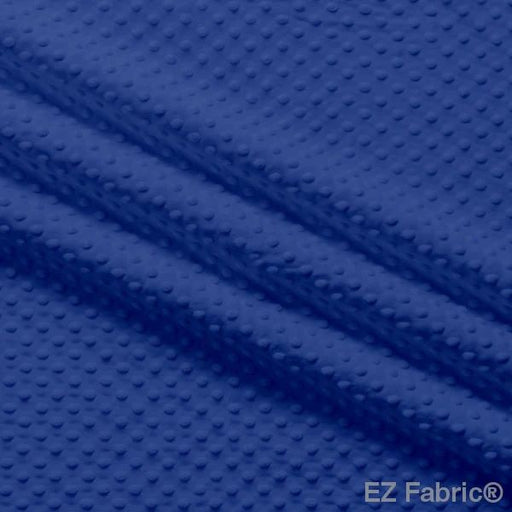 EZ Fabric / Touch Textiles - Solid Minky Dot Direct - Choice FabricsDS-87589-057 - E-DOTS ROYAL BLUE
