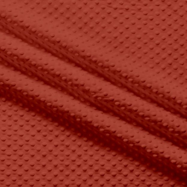 EZ Fabric / Touch Textiles - Solid Minky Dot Direct - Choice FabricsDS-87589-058 - E-DOTS RUST RED