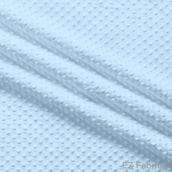 EZ Fabric / Touch Textiles - Solid Minky Dot Direct - Choice FabricsDS-87589-064 - E-DOTS SKY BLUE