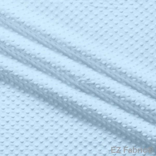 EZ Fabric / Touch Textiles - Solid Minky Dot Direct - Choice FabricsDS-87589-064 - E-DOTS SKY BLUE