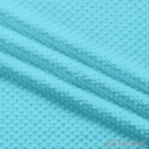 EZ Fabric / Touch Textiles - Solid Minky Dot Direct - Choice FabricsDS-87589-066 - E-DOTS TURQUOISE