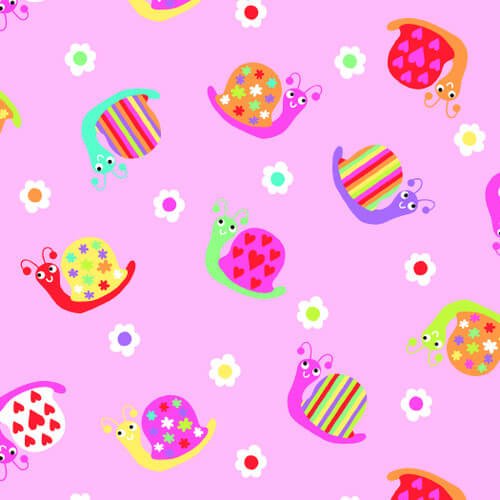 Comfy Flannel - Snails - Choice Fabrics0980-22