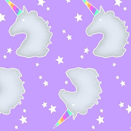 Comfy Flannel - Unicorns - Choice Fabrics1002-55