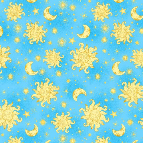 Comfy Flannel - Sun & Stars - Choice Fabrics1051-11