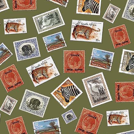 Michael Miller Fabrics - Michael Miller Prints Direct - Choice FabricsDS-88523-001 - CX11328-OLIV-D