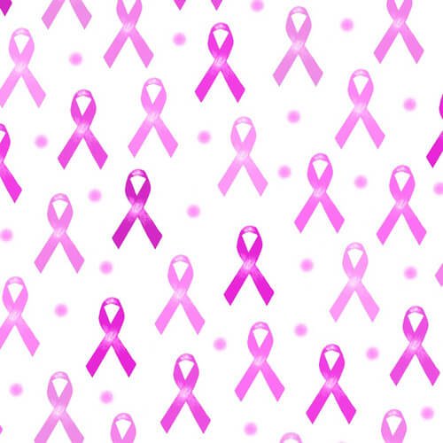 Comfy Flannel - Breast Cancer Awareness Ribbons - Choice Fabrics1060-2