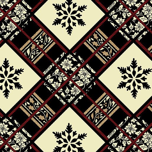 Benartex LLC - Benartex Prints Direct - Holiday Tidings - Choice FabricsDS-93389-001 - 14909M-90