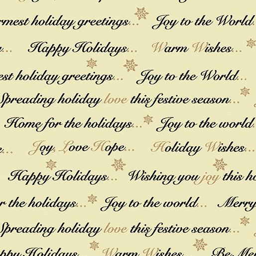 Benartex LLC - Benartex Prints Direct - Holiday Tidings - Choice FabricsDS-93397-001 - 14912M-07