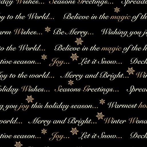 Benartex LLC - Benartex Prints Direct - Holiday Tidings - Choice FabricsDS-93398-001 - 14912M-12