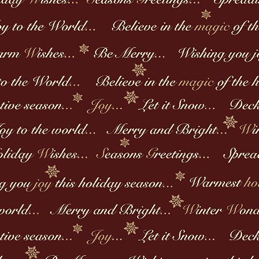 Benartex LLC - Benartex Prints Direct - Holiday Tidings - Choice FabricsDS-93399-001 - 14912M-87