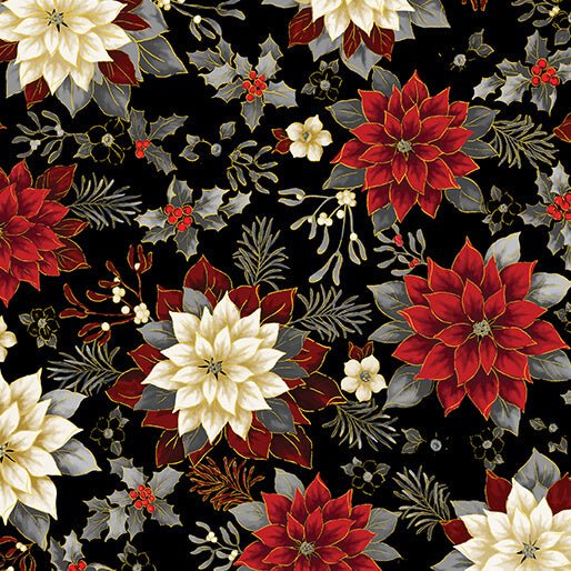 Benartex LLC - Benartex Prints Direct - Holiday Tidings - Choice FabricsDS-93406-001 - 14915M-12