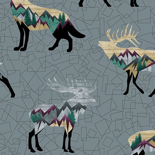 Benartex LLC - Benartex Prints Direct - Into the Wild - Choice FabricsDS-93412-001 - 16567-14