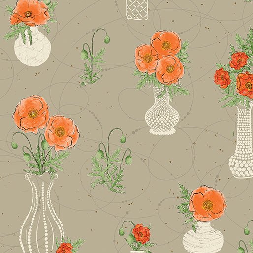 Benartex LLC - Benartex Prints Direct - Modern Vintage: Treasured - Choice FabricsDS-93444-001 - 16595-73