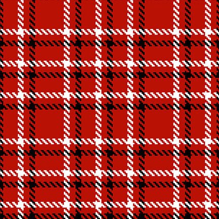 Plaid Essentials - Tattersall Plaid - Red - Choice Fabrics3970-88