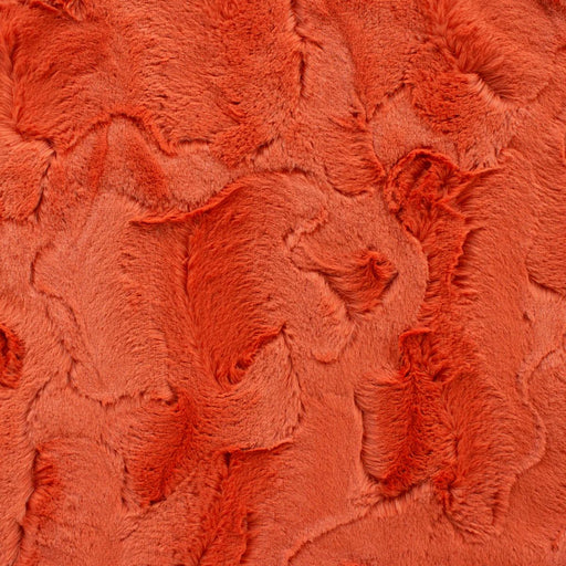 EZ Fabric / Touch Textiles - Luxe Snuggle Direct - Choice FabricsDS-94007-022 - Luxe Snuggle Mecca Orange