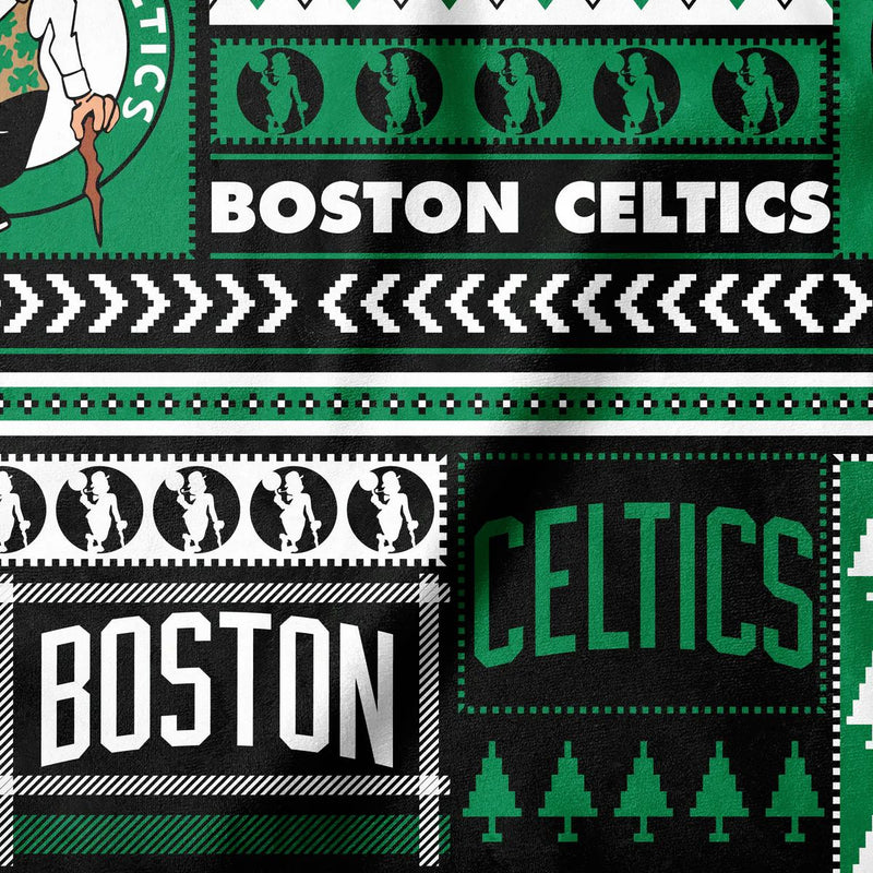 EZ Fabric / Touch Textiles - Minky Licensed Direct - Choice FabricsDS-94010-002 - Boston Celtics Team Fair Isle