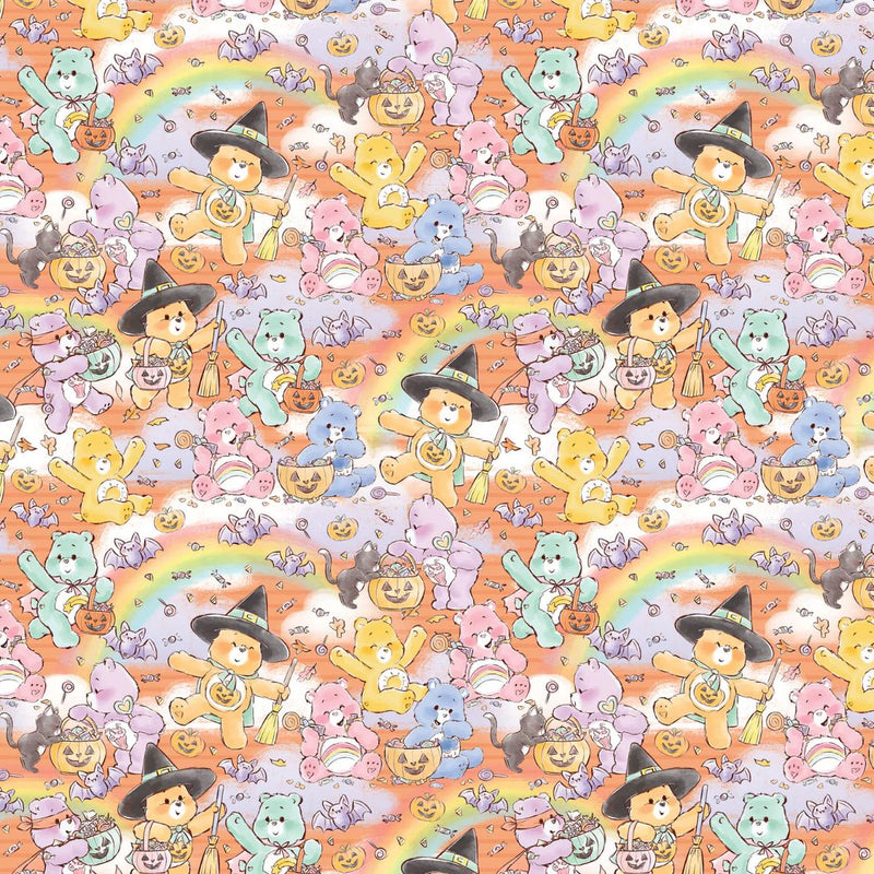 EZ Fabric / Touch Textiles - Minky Licensed Direct - Choice FabricsDS-94013-005 - Care Bears -Trick-or-Treat Rainbrows - Character Halloween IV
