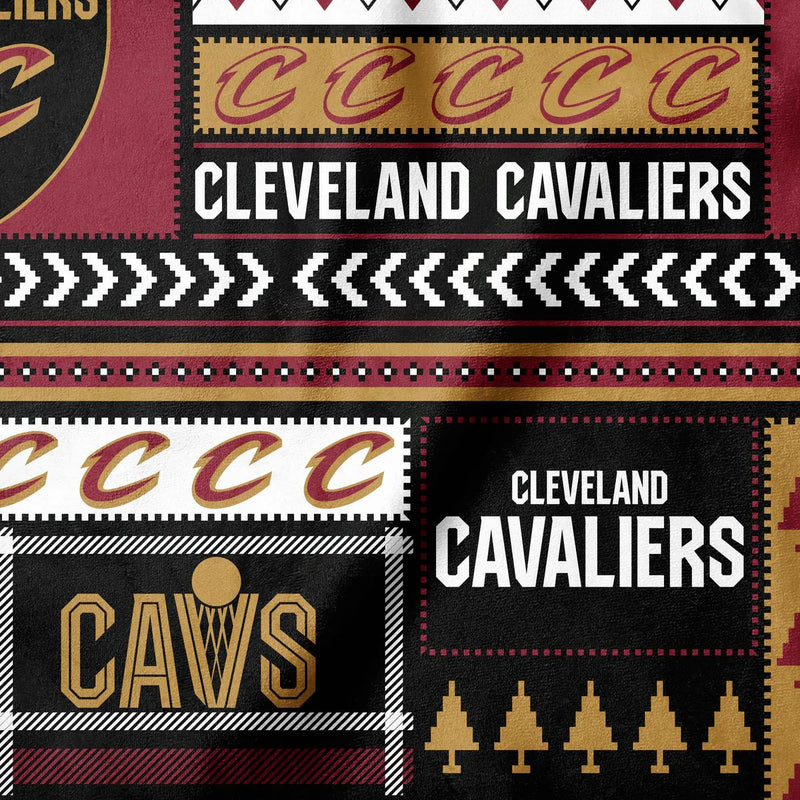 EZ Fabric / Touch Textiles - Minky Licensed Direct - Choice FabricsDS-94017-009 - Cleveland Cavaliers Team Fair Isle