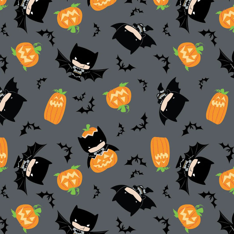 EZ Fabric / Touch Textiles - Minky Licensed Direct - Choice FabricsDS-94019-011 - DC Comics - Halloween Batman Kawaii