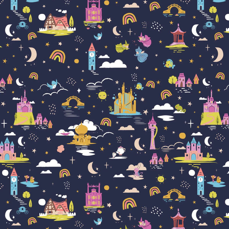 EZ Fabric / Touch Textiles - Minky Licensed Direct - Choice FabricsDS-94026-018 - Disney - Heart of a Princess Palace