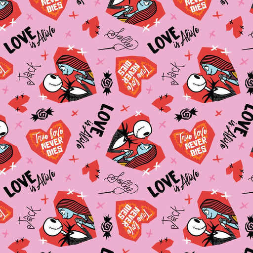 EZ Fabric / Touch Textiles - Minky Licensed Direct - Choice FabricsDS-94031-023 - Disney - Nightmare Before Christmas - NBC Valentine