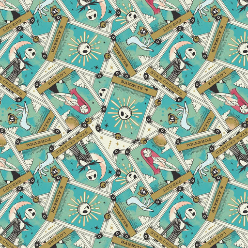 EZ Fabric / Touch Textiles - Minky Licensed Direct - Choice FabricsDS-94032-024 - Disney - Nightmare Before Christmas Star Crossed Lovers - NBC Mystical Opulence