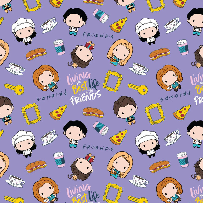 EZ Fabric / Touch Textiles - Minky Licensed Direct - Choice FabricsDS-94037-029 - Friends - Best Life