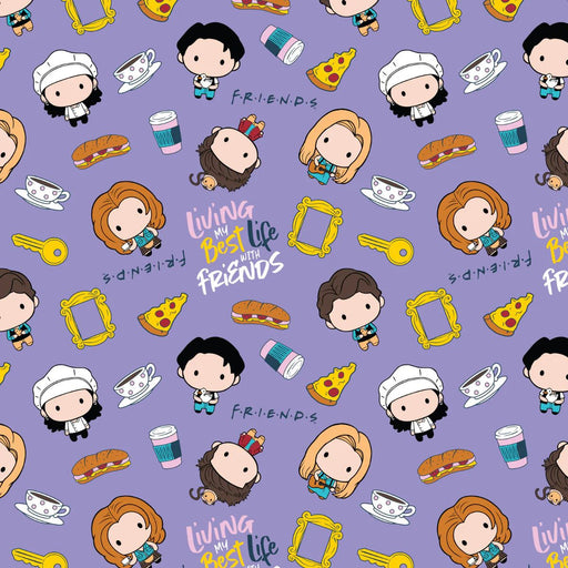 EZ Fabric / Touch Textiles - Minky Licensed Direct - Choice FabricsDS-94037-029 - Friends - Best Life