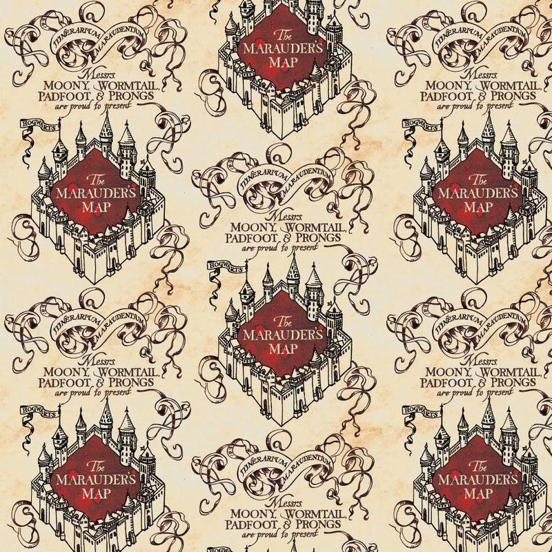 EZ Fabric / Touch Textiles - Minky Licensed Direct - Choice FabricsDS-94041-033 - Harry Potter - Marauder's Map